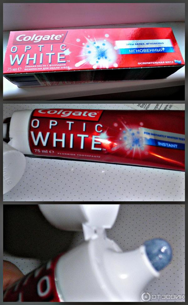 Зубная паста Colgate Optic White фото