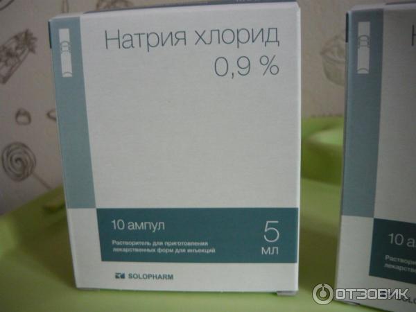 Раствор Solopharm Натрия хлорид 0.9 % фото