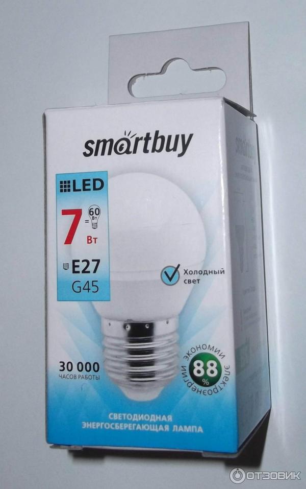 Лампа светодиодная SmartBuy G45 7W-E27