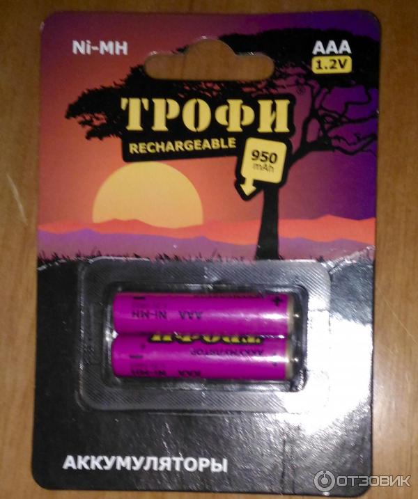 Аккумуляторные батареи Трофи 950 mAh AAA никель металлгидридный фото