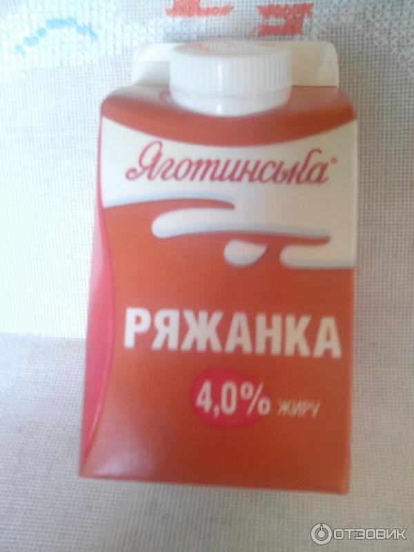 Ряженка Яготинская 4% фото