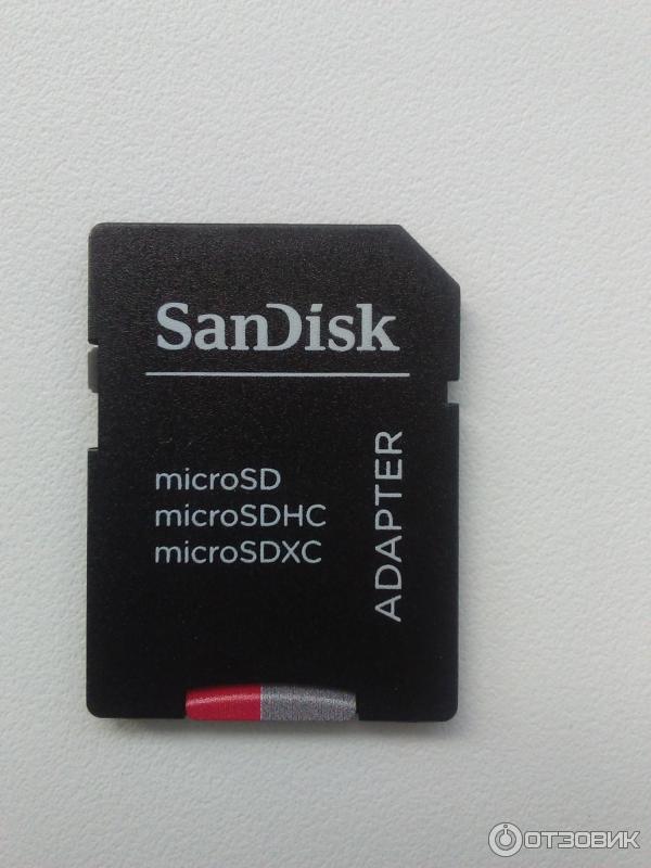 Карта памяти SanDisk Ultra MiroSDHC UNS-I с адаптером