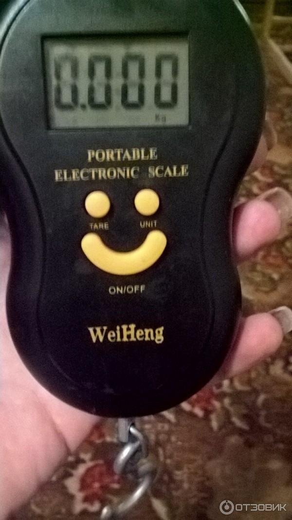 Весы электронные WeiHeng Portable Electronic Scale фото