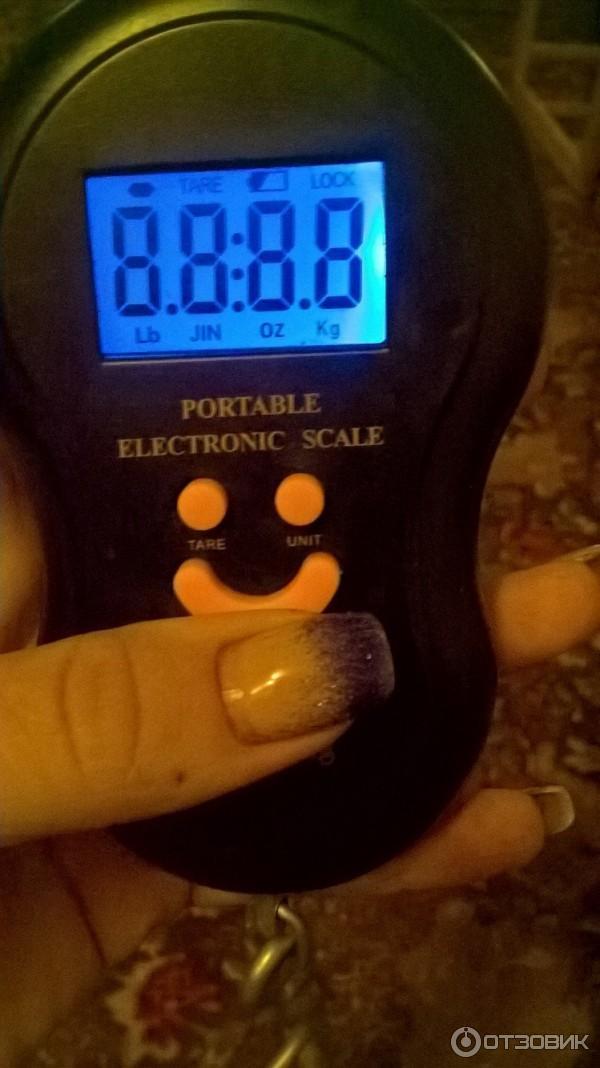 Весы электронные WeiHeng Portable Electronic Scale фото