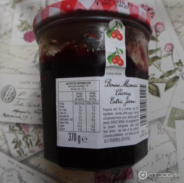 Джем Bonne Maman Cherry Preserve фото