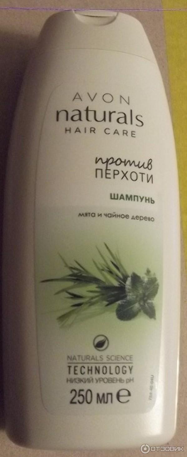 Шампунь от перхоти Avon Naturals Мята и чайное дерево фото