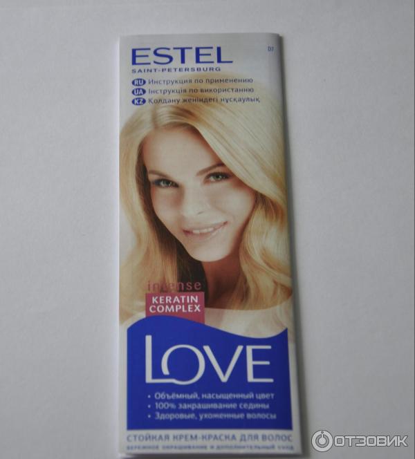 Краска для волос estel love intense