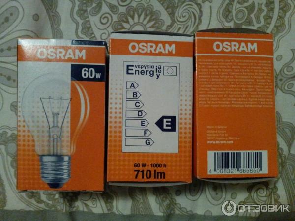 Лампа накаливания Osram