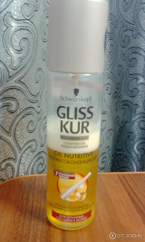 Спрей-восстановление для волос Schwarzkopf Gliss Kur Oil Nutritive фото