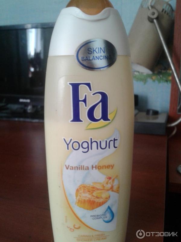 Крем гель для душа Fa Yoghurt ванильный мёд