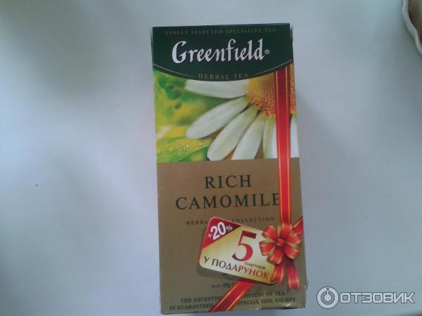 Чай Greenfield Rich Camomile фото