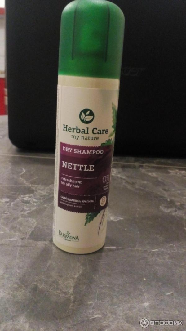 Сухой шампунь Herbal care крапива фото