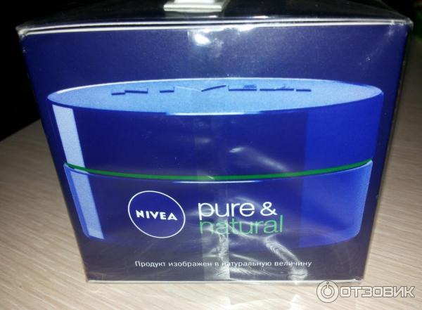 Восстанавливающий ночной крем для лица Nivea Visage Pure & Natural фото