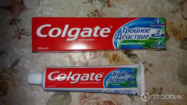 Зубная паста Colgate Тройное действие фото