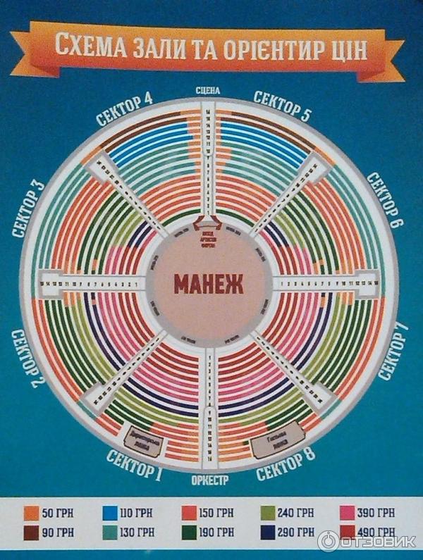 Цирк никулина на цветном схема зала