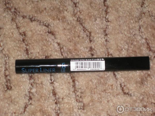 Подводка для глаз L'Oreal Super Liner Угольный блеск (Carbon gloss) фото