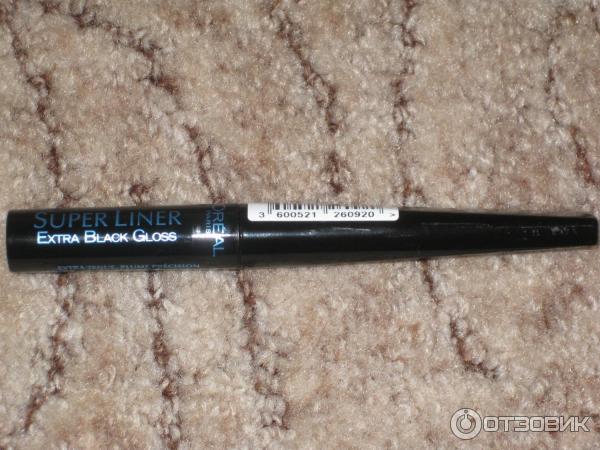 Подводка для глаз L'Oreal Super Liner Угольный блеск (Carbon gloss) фото