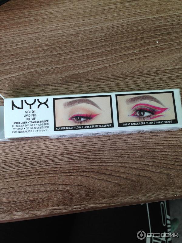 Жидкая цветная подводка для глаз NYX Vivid brights фото