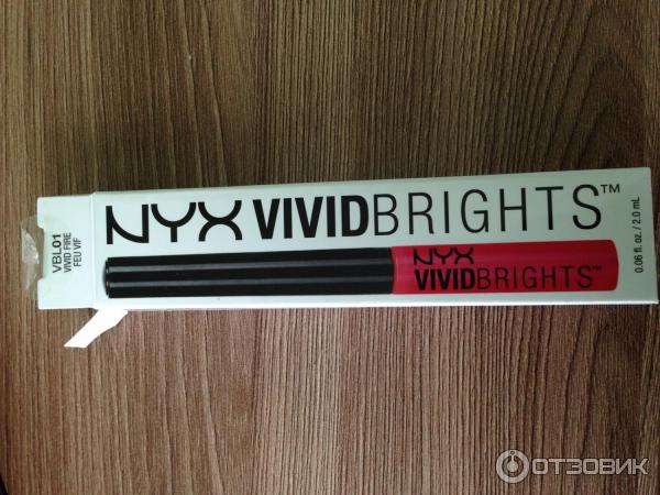 Жидкая цветная подводка для глаз NYX Vivid brights фото