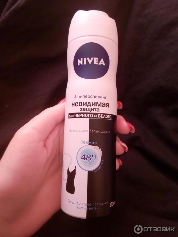 Антиперспирант-спрей Nivea Невидимая защита для черного и белого фото