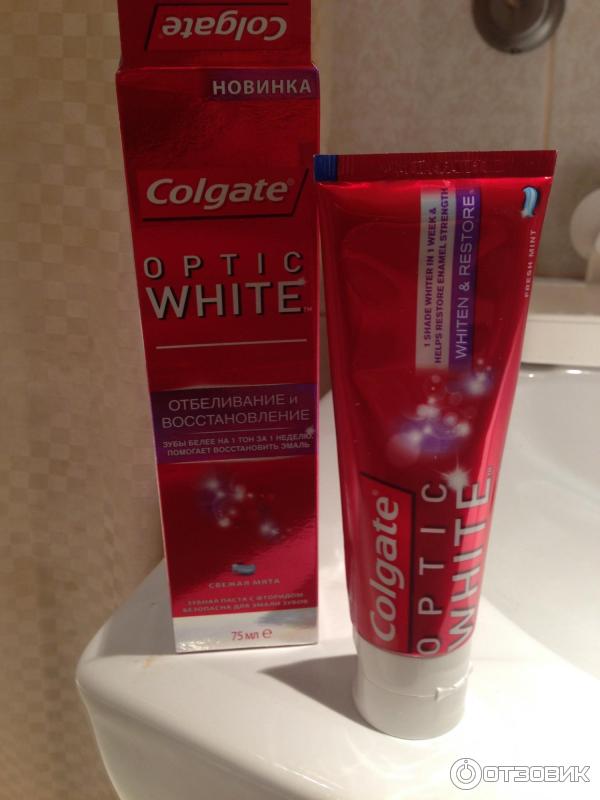 Зубная паста Colgate Optic White фото