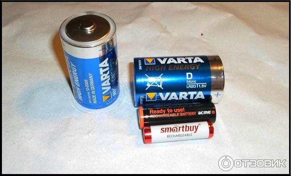 Батарейки Varta Alkaline High Energy LR20 D фото