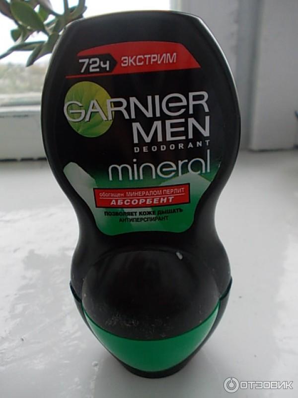 Роликовый дезодорант-антиперспирант Garnier Men Mineral 72ч Экстрим фото