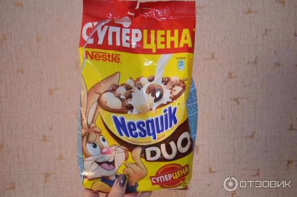 Готовый завтрак Nesquik Duo Nestle фото