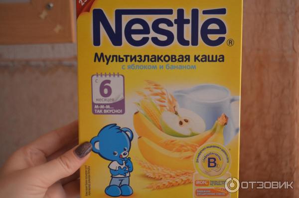 Каша Nestle молочная фото