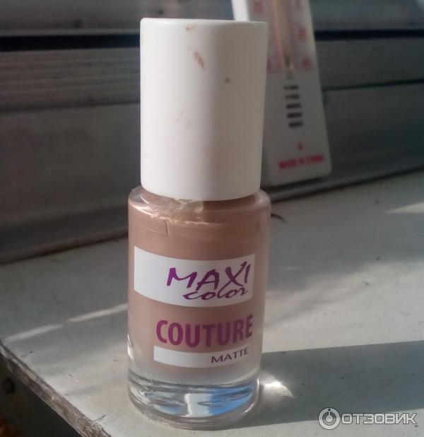 Лак для ногтей Maxi Color Couture Matte