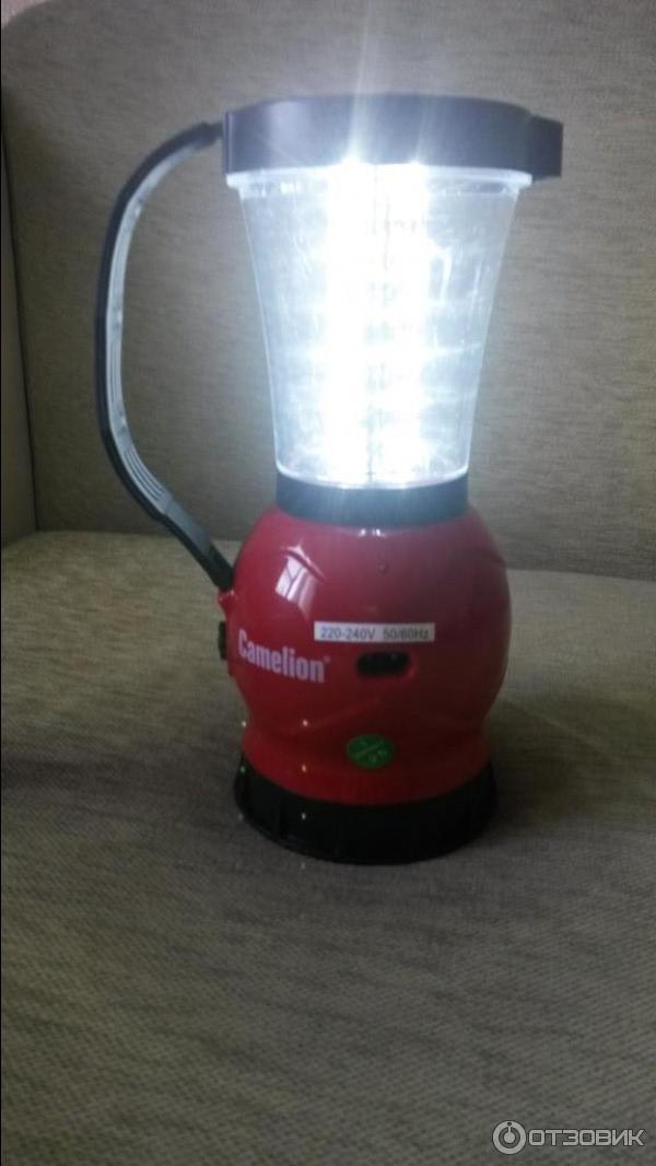 Аккумуляторный светодиодный фонарь Camelion Camping LED 29318 фото