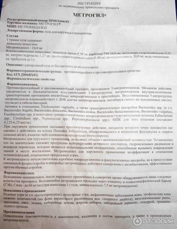 Метрогил Гель Купить В Спб