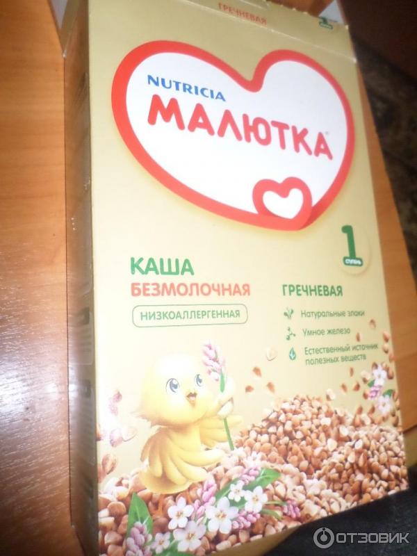 Безмолочная гречневая каша Nutricia Малютка фото