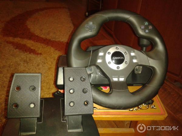 Отзыв о Руль Canyon Game Wheel CNG-GW3 | крепче за баранку держись,шофер!