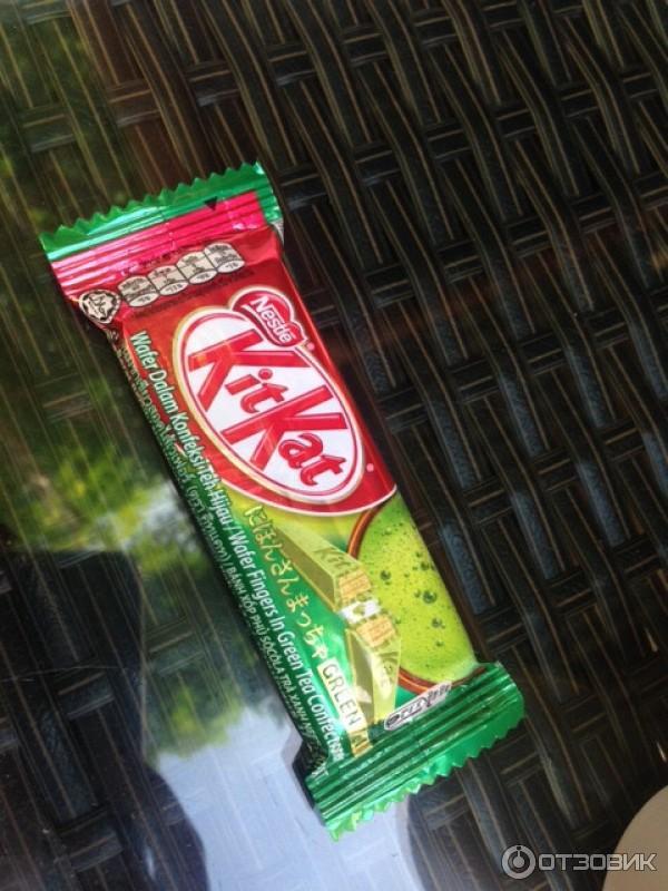 Шоколад Nestle Japan KitKat с зеленым чаем фото