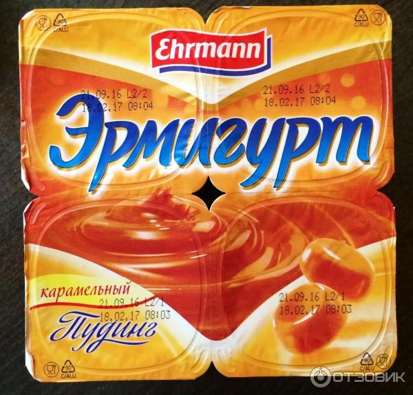 Пудинг Ehrmann Эрмигурт фото