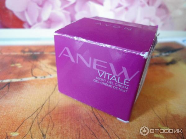 Ночной гель-крем для лица Avon Anew Заряд энергии фото