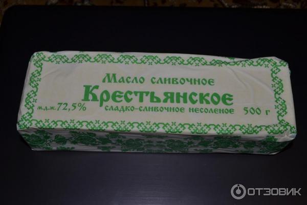 Масло сливочное ЛАВ ПРОДУКТ Крестьянское 75,2 % фото