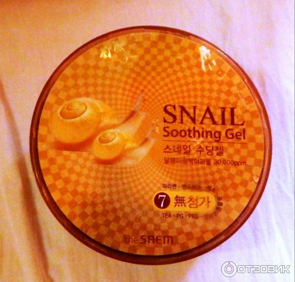 Гель с улиточным экстрактом The Saem Gold Snail Soothing Gel фото