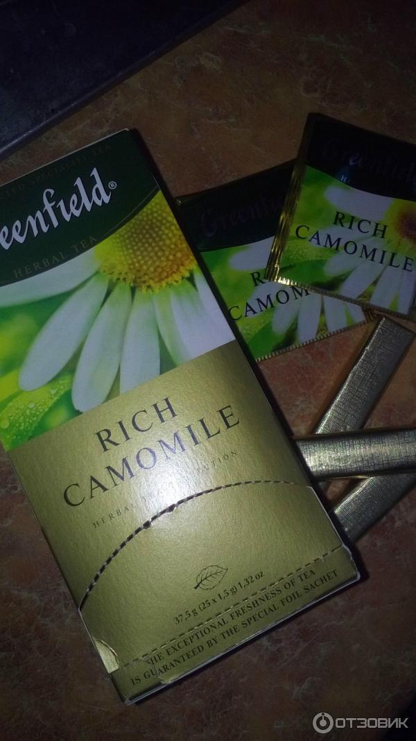 Чай Greenfield Rich Camomile фото