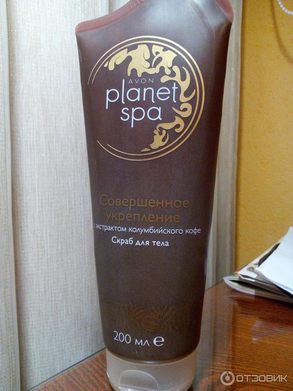 Скраб для тела с экстрактом колумбийского кофе Avon Planet SPA Совершенное укрепление фото