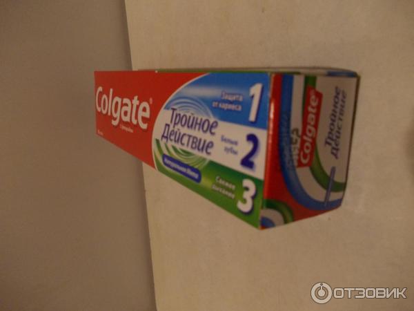 Зубная паста Colgate с фторидом тройное действие фото