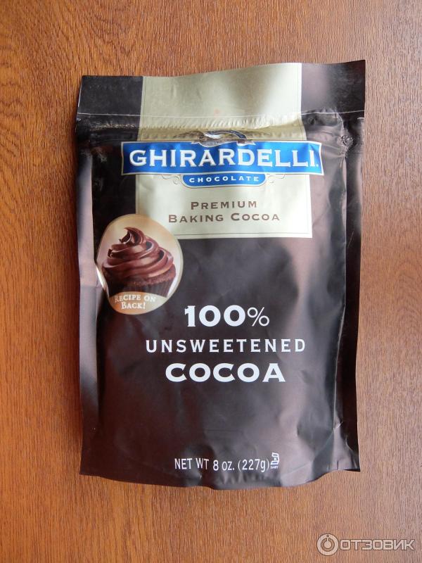 Какао-порошок Ghirardelli 100% фото