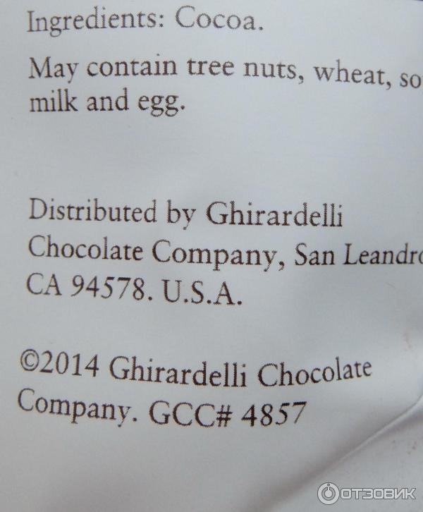 Какао-порошок Ghirardelli 100% фото