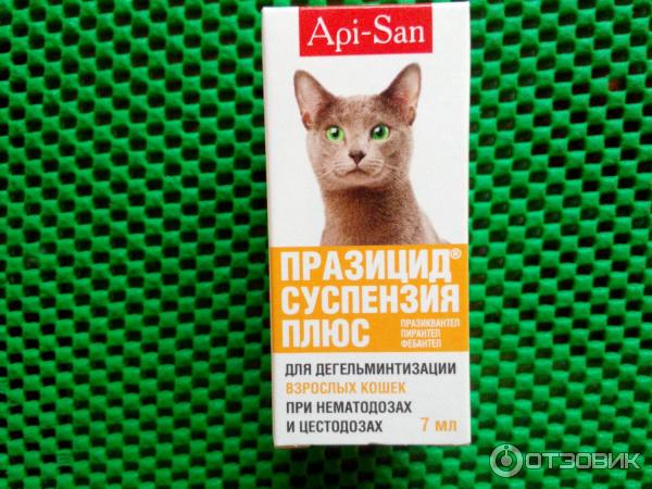 Отзыв о Препарат против глистов Api-San Празицид Суспенсия Плюс для ...