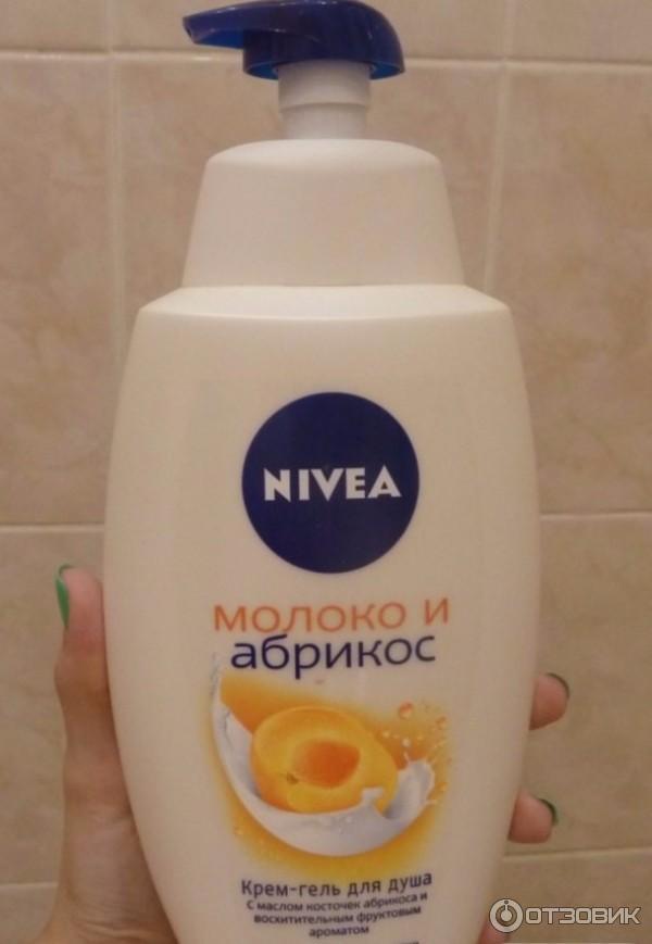 Гель-крем для душа Nivea Крем абрикос фото