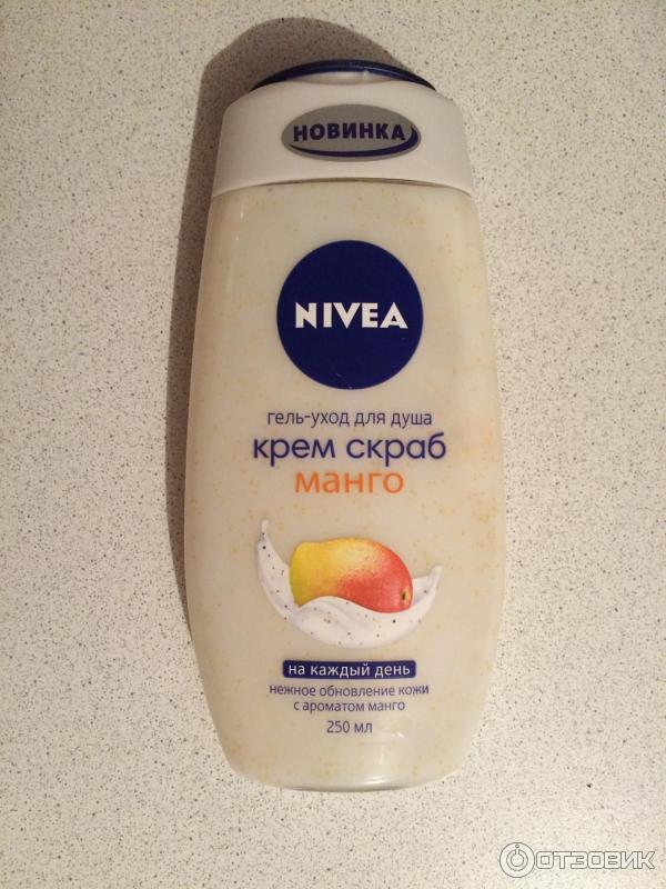 Гель скраб Nivea с ароматом манго