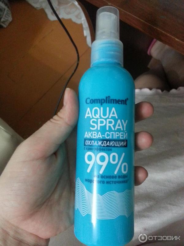 Compliment aqua spray охлаждающий для лица и тела фото