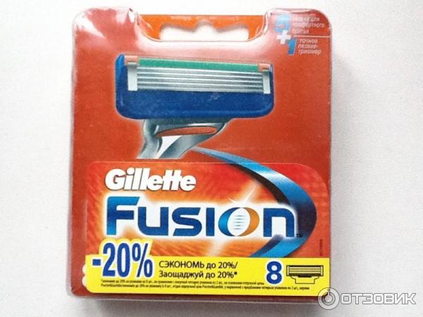 Сменные лезвия Gillette Fusion фото