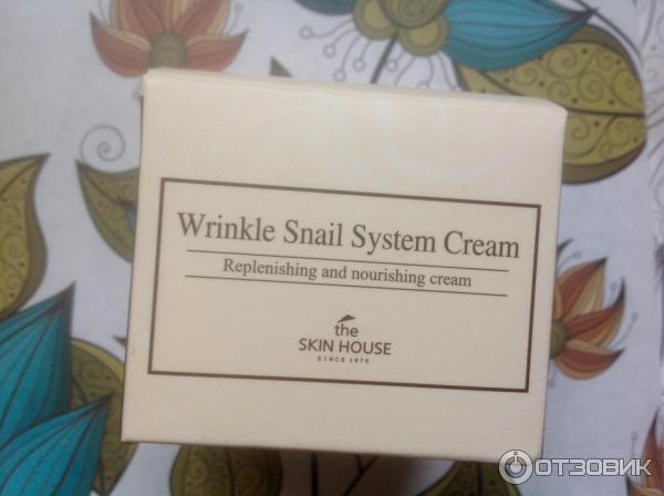 Улиточный крем для лица The Skin House Wrinkle Snail System Cream фото